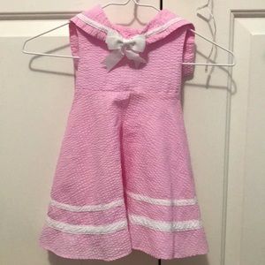 Light pink baby girl dress